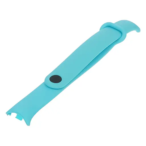 Силиконовый ремешок для Xiaomi Mi Band 8, 11 голубой - фото 3