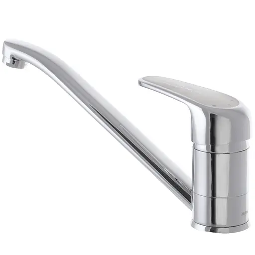 Смеситель для кухни Haiba Magic 004 с серой ручкой HB0686 Хром - фото 4