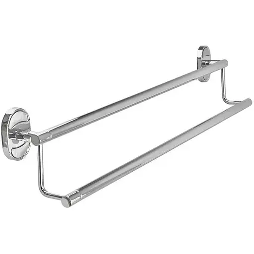 Тримач для рушника подвійний Zerix AFB-0109-1 ZX5040 Хром - фото 1