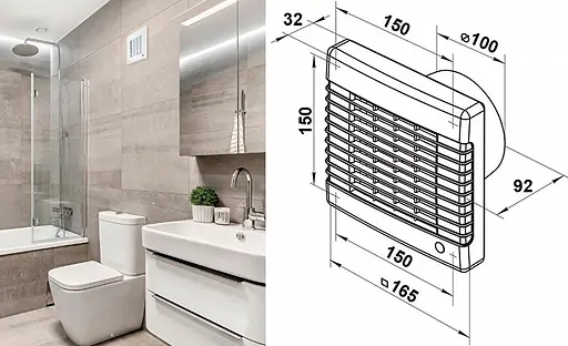Вытяжной вентилятор Vents 100 МА - фото 4