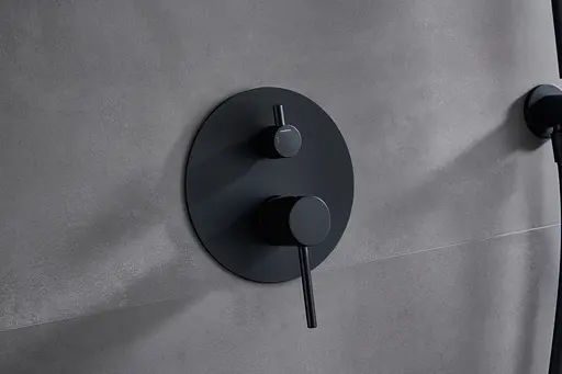 Душова система прихованого монтажу Imex Monza чорний матовий GPM039/NG, Чорний матовий - фото 3