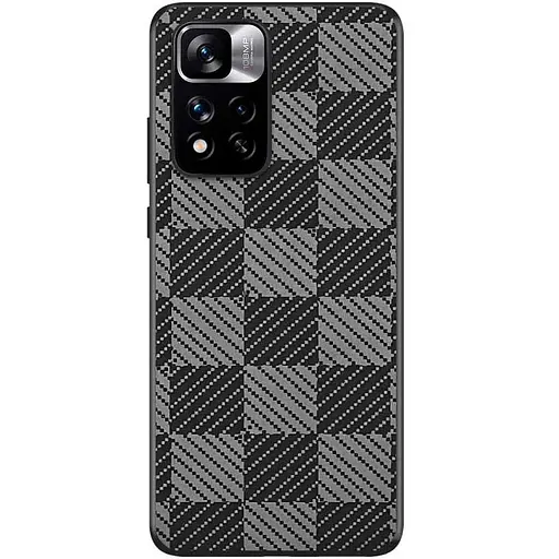 Чехол TPU+PC Grid для Xiaomi Redmi Note 11 Pro 4G/5G / 12 Pro 4G Cube - фото 1