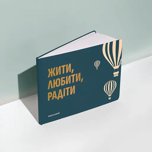 Фотоальбом Orner "Жить, Любить, Радоваться" темно-бирюзовый - фото 6