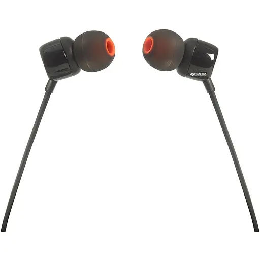 Наушники JBL T110 Black (JBLT110BLK) (проводная версия) - фото 2