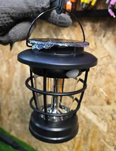 Вуличний садовий сонячний світильник лампа Solar Sensor Light Hop-8818F 1 шт. на сонячній батареї - фото 6