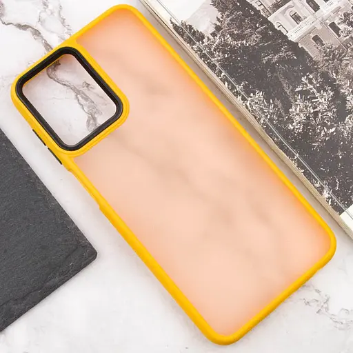 Чохол TPU+PC Lyon Frosted для Motorola Moto G14 Orange - фото 4
