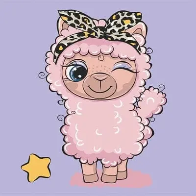 Набор для росписи ArtCraft Лама 30 x 30 см (15089-AC)