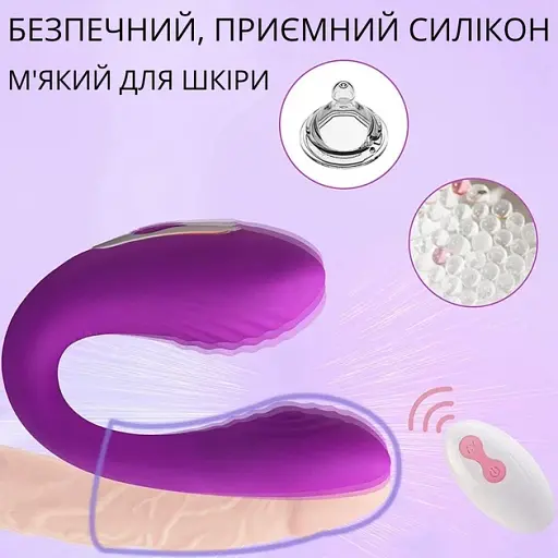 Вибратор парный I’MCUM DoubleJoy Фиолетовый (IM-KCD501) - фото 4