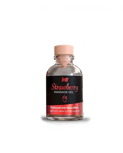 Масажний гель для інтимних зон Intt Cosmetics Strawberry 30 мл - фото 2