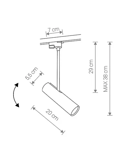 Трековий Світильник Nowodvorski 9244 Profile - фото 2