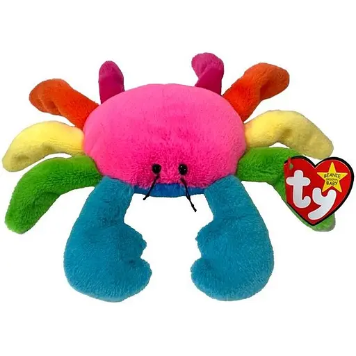 М'яка іграшка TY Beanie Bebies Райдужний краб Scuttle 15 см (41347)