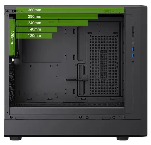 Корпус GameMax CLAW 460 WB (9101-1200R0009) - фото 11