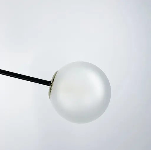 Витончений світильник з матовими плафонами | Арт. AOC 11/3 BK | Line F - фото 5