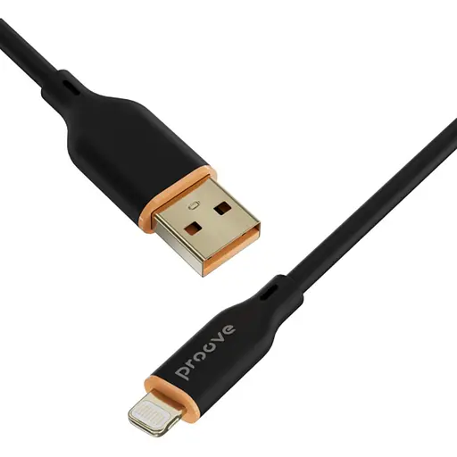 Кабель Proove Jelly Silicone USB-A to Lightning 1m Black (CCJS20001101) [130737] - фото 3