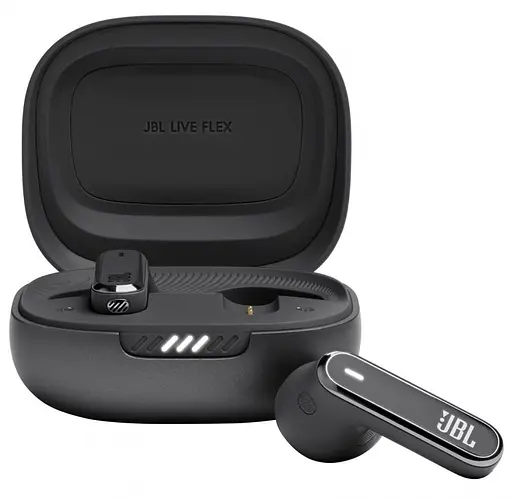 Навушники JBL TWS Live Flex Black (JBLLIVEFLEXBLK) - фото 1