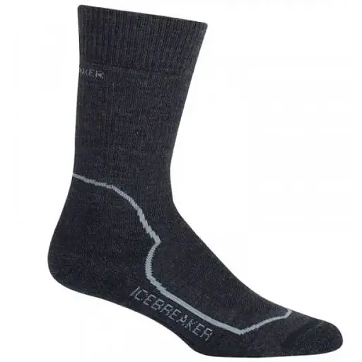 Шкарпетки Icebreaker Hike+ Heavy Crew 608 Black/Jet Heather L (1052-100 608 001 L)