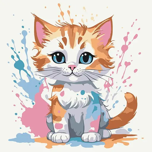 Набор для росписи ArtCraft Цветной пушистик 30 x 30 см (15602-AC)