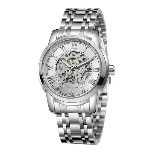 Наручний годинник чоловічий 8250 Silver-Silver Forsining acs0031355 - фото 1