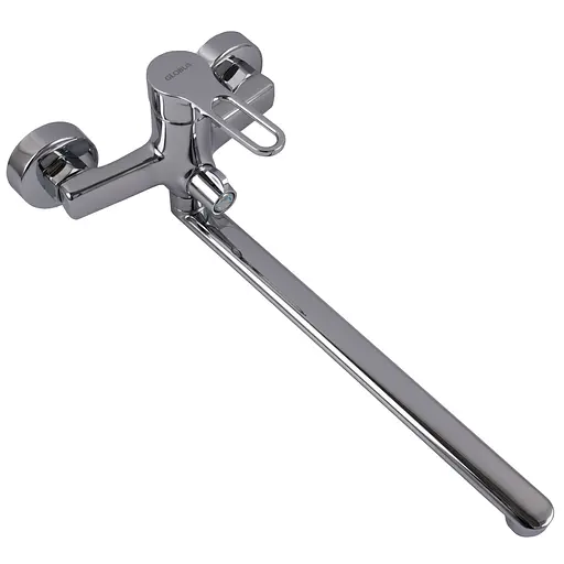 Змішувач для ванни Globus Lux Dolly GLD-0208 латунний з душем для установки на стіну елегантний та функціональний - фото 5