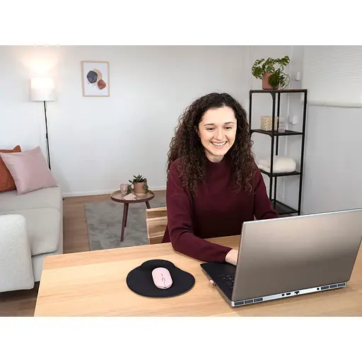 Мышка Trust Puck Wireless/Bluetooth Silent Pink (24125) - фото 9