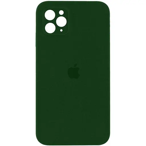 Чохол Epik Silicone Case Square Full Camera Protective AA для Apple iPhone 11 Pro 5.8 Зелений/Army green - фото 1