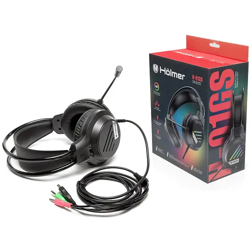 Навушники дротові Hölmer ігрові з підсвіткою (H-01GS) - фото 28