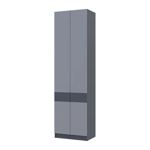 Шафа для одягу Doros Сола Графіт/Сірий ДСП 60х40х215 (44900341)