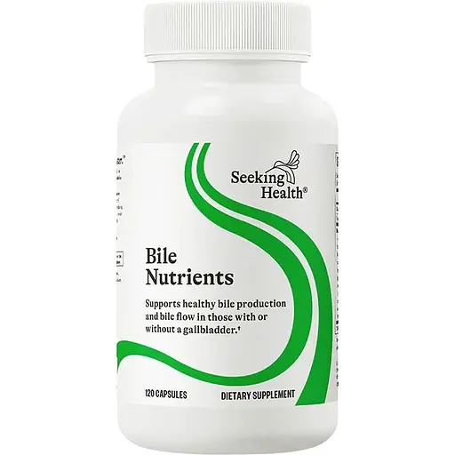 Питательные вещества для желчного пузыря Seeking Health Gallbladder Nutrients Supports Bile Production & Flow 120 вегетарианских капсул