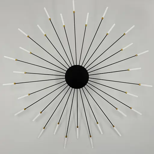 Уникальная потолочная люстра на 30 лучей Ø 116 см Ст. 8838/30 BK | Line F - фото 2