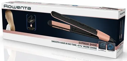 Выпрямитель Rowenta Express Shine Papaya, >240 Вт, 8 температурных режимов, 140–210 °C, дисплей, керамика, черный - фото 8