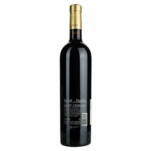Вино Secret Des Diables Rouge AOP Saint Chinian, красное, сухое, 0.75 л - фото 4