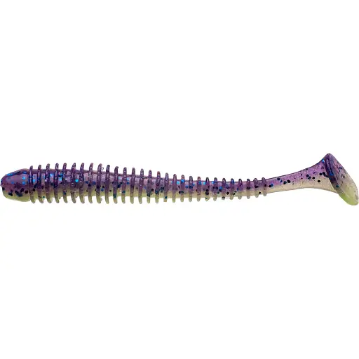 Силікон Keitech Swing Impact 4.5" PAL#06 Violet Lime Berry (6 шт/уп)