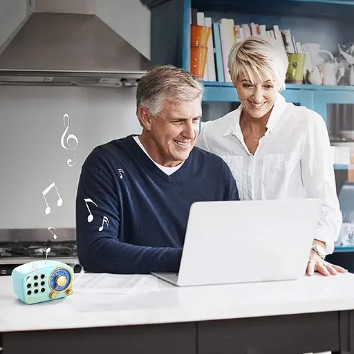 Bluetooth-динамік Gredio Retro, вінтажне FM-радіо в класичному сучасному стилі, сильне посилення басів - фото 4