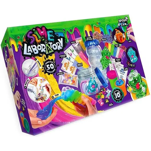 Набір креативної творчості Danko Toys  Slime Laboratory Виготовлення слаймів - фото 1