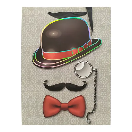 Подарочный пакет "Джентельмен" Bambi 2379L, 40 х 30 х 0,1 Вид 4 - фото 1