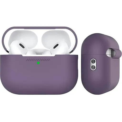 Чехол AhaStyle Colorful Silicone Case для AirPods Pro 2 Dark Purple (CP-187-2-C-DP) [133835] - фото 2
