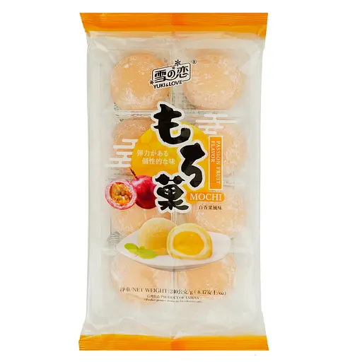 Мочі (моті) Yuki & Love зі смаком маракуї 240 г