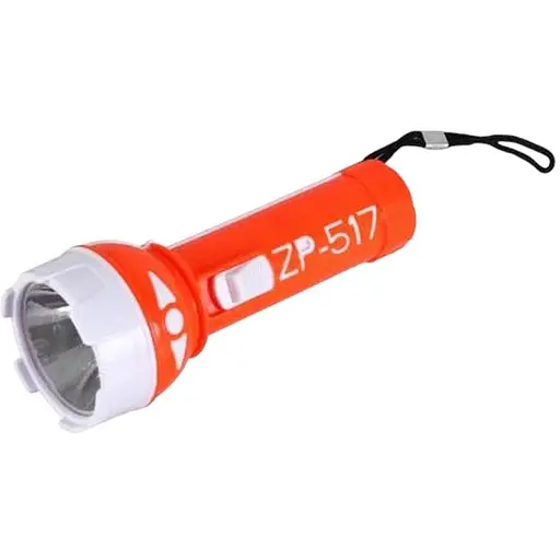 Кишеньковий ліхтарик 12 см світлові ефекти на батарейках, біля блоку арт. Zp-517