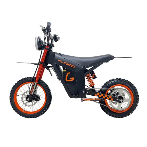 Питбайк Kugoo Wish 01 | Черный | С усиленной рамой и амортизационной вилкой - фото 11