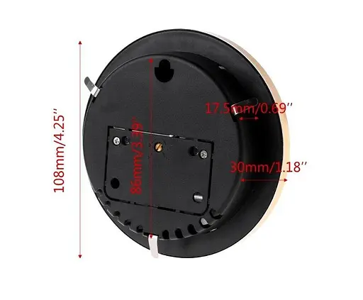 Барометр бытовой Baro 108THB Gold - фото 6