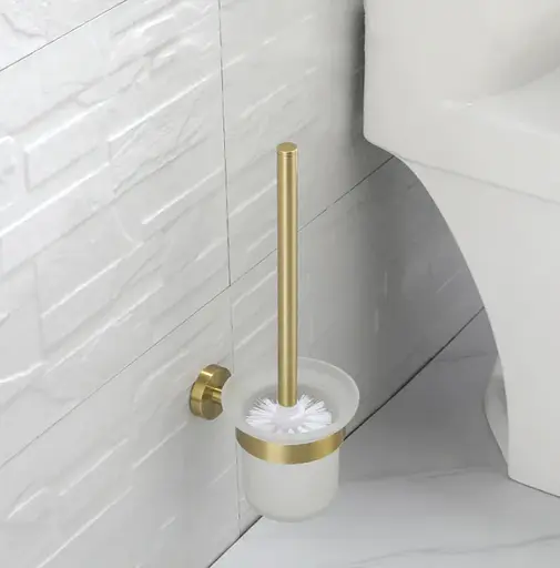 Ершик для унитаза Rea Mist 06 gold REA-80032, Золотой - фото 5