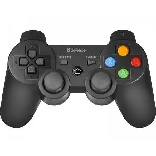 Геймпад Defender Crusher черный беспроводной Bluetooth для ПК/PS3/Android 17 кнопок - фото 1