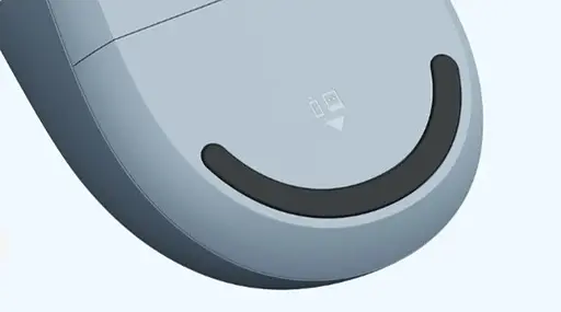 Мышь Xiaomi Mi Wireless Mouse 3 Dark Grey (BHR7609CN) - фото 3