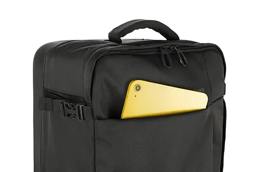 Tucano Сумка дорожная на 2-х колесах, Tugo M Trolley, 45л, полиэстер, черная - фото 10