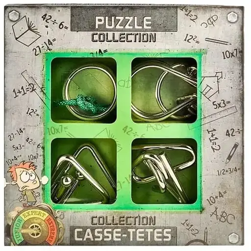 Набір головоломок Puzzles Collection Металева колекція для дітей (JUNIOR Metal Puzzles Collection) (473361)