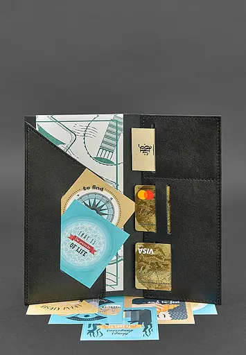 Кожаный тревел-кейс 3.1 черный краст - фото 3