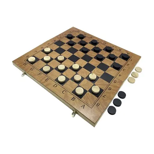 Набір настільних ігор "Шахи 3 в 1" Set3 NE-LG-12 нарди, шашки, шахова дошка 40х40 см - фото 2