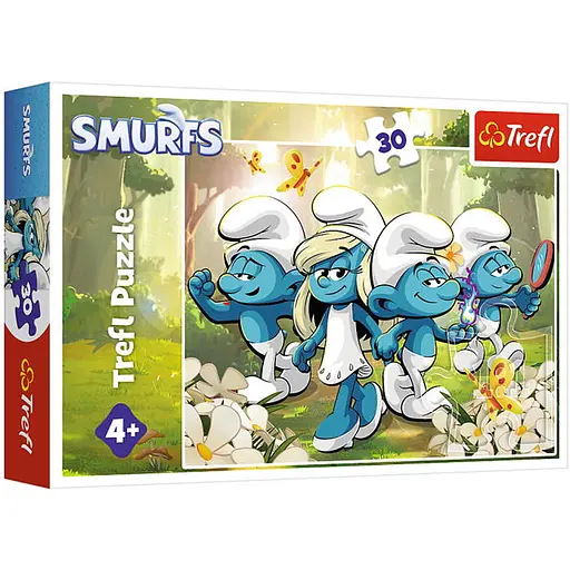 Пазл Trefl Пригоди смурфиків Смурфики 30 ел. (18317) - фото 1