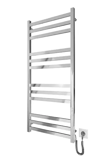 Електрична рушникосушка Mario Чикаго-І 1170x530/80 TR K 2.2.2102.03.P, Хром, універсальне (коннектор), Електронний - фото 1