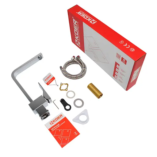 Змішувач для кухні Koer KB-70010-01 KR3488 Хром - фото 10